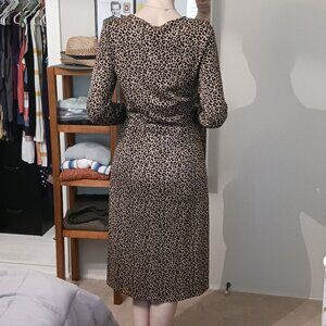 NWOT - Leopard Print Dress - M Tall